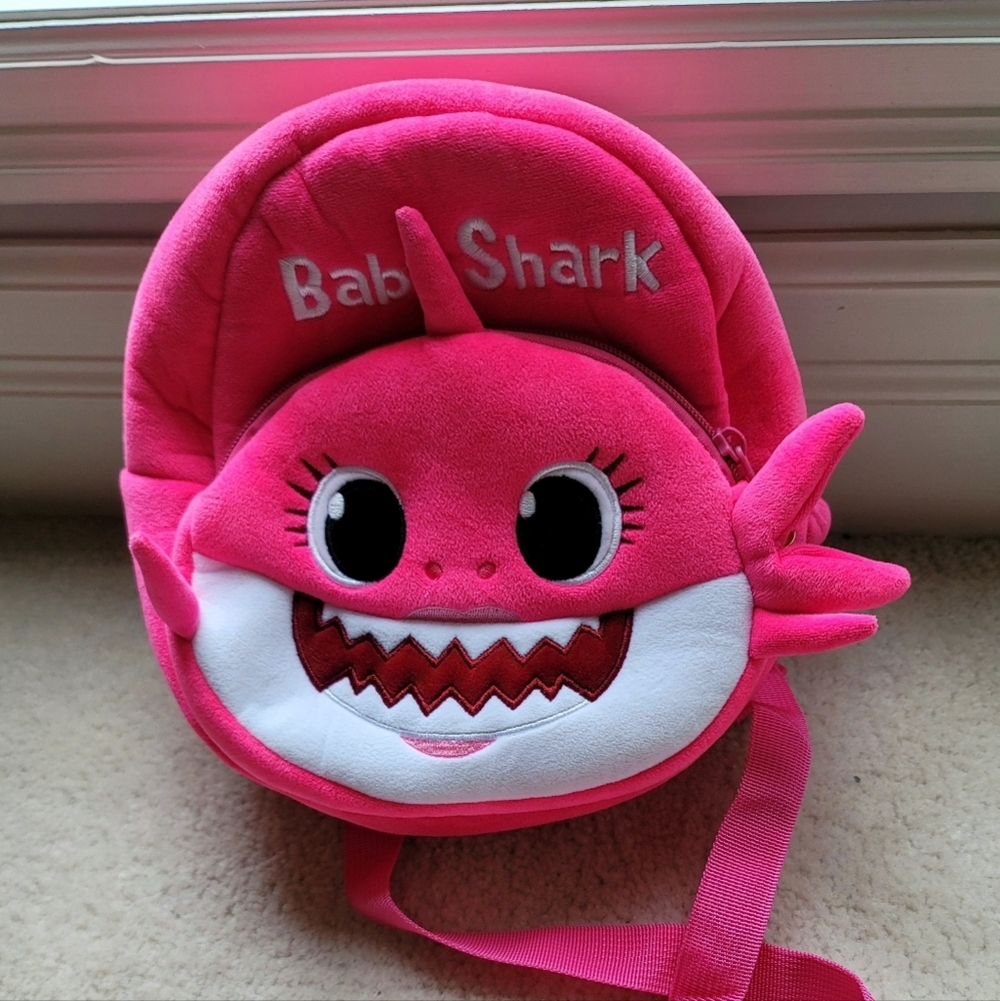 Baby Shark Pink Backpack